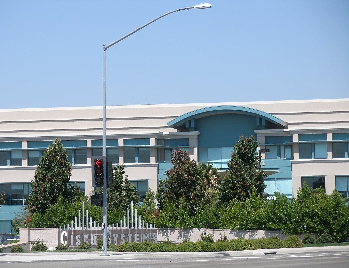 Building 2 on the main Cisco Systems campus in San Jose, California