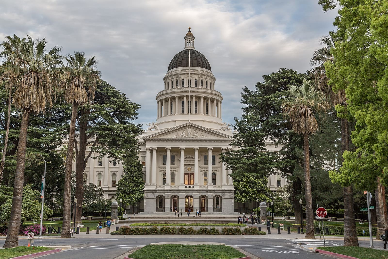 The California State Capitol building in Sacramento